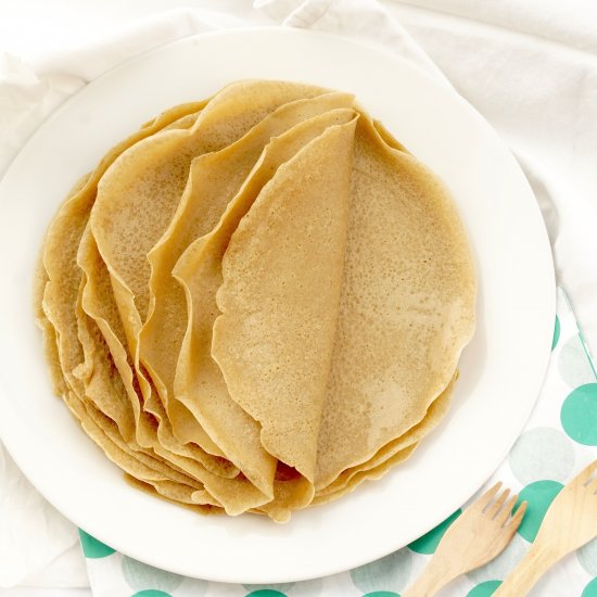 Buckwheat Curry Tortillas