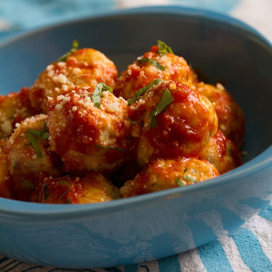 Ricotta Dumplings with Basil