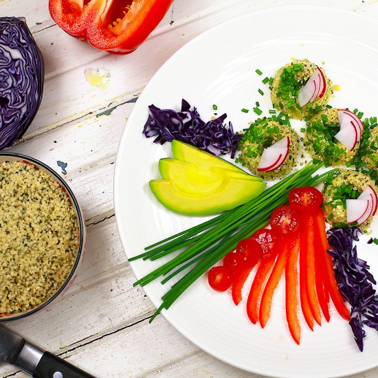 Raw Vegan Mini Sushi Donuts