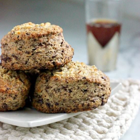 Chocolate-Walnut Scones