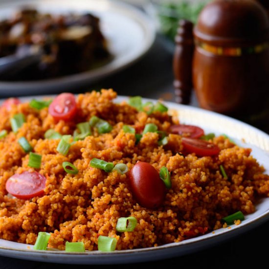 Jollof Couscous in 20 Minutes