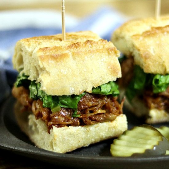 BBQ Pulled Jackfruit Sandwiches