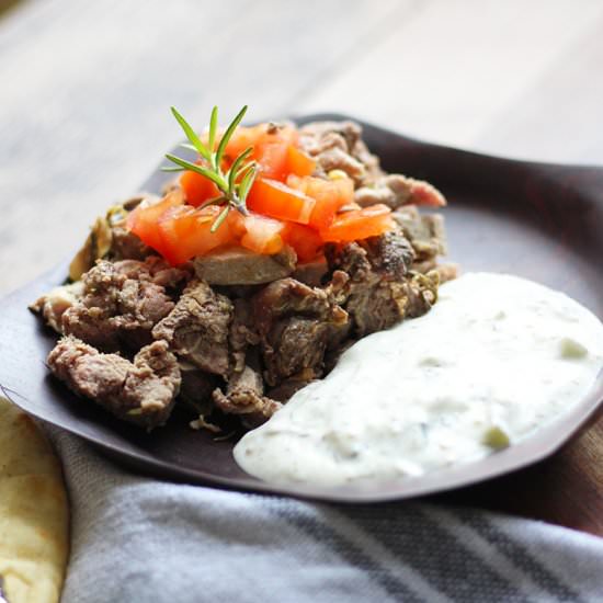 Greek Gyros with Lamb