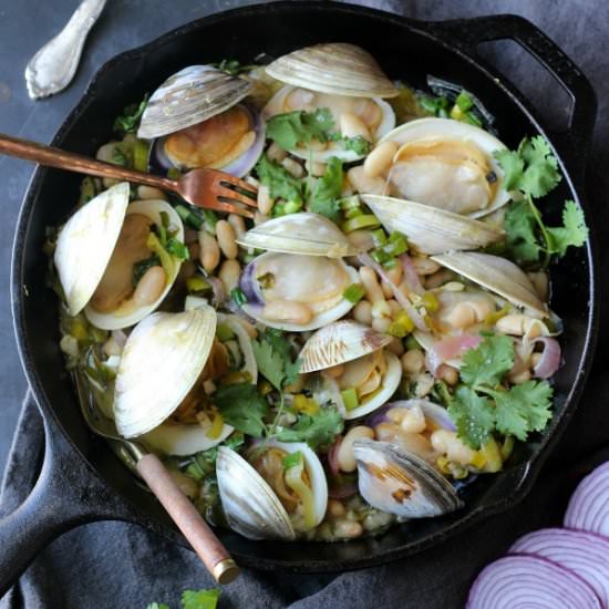 Clams in White Bean Sauce