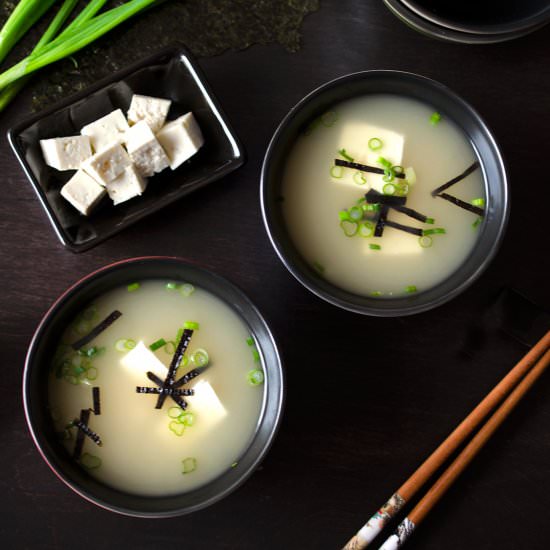 Miso Soup Without Dashi