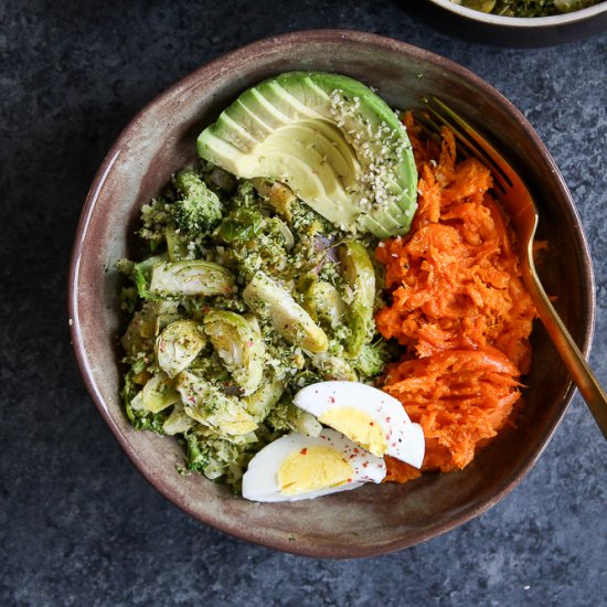 Broccoli Rice Breakfast Bowl