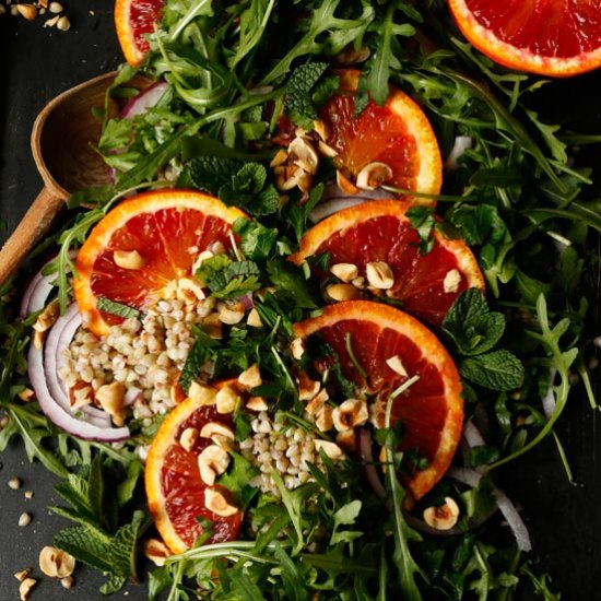 Blood Orange Buckwheat Salad