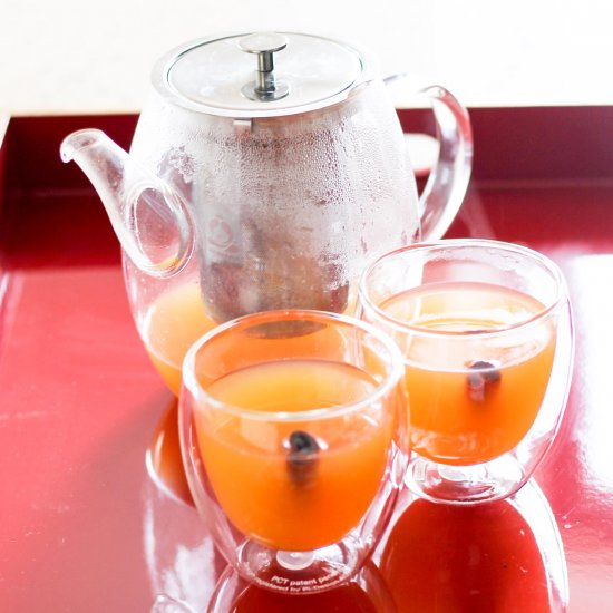 Spiced Ruby Grapefruit Tea