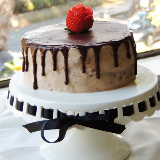 Strawberry & Chocolate Cake