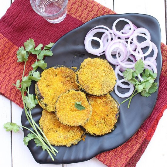 Brinjal Rava Fry