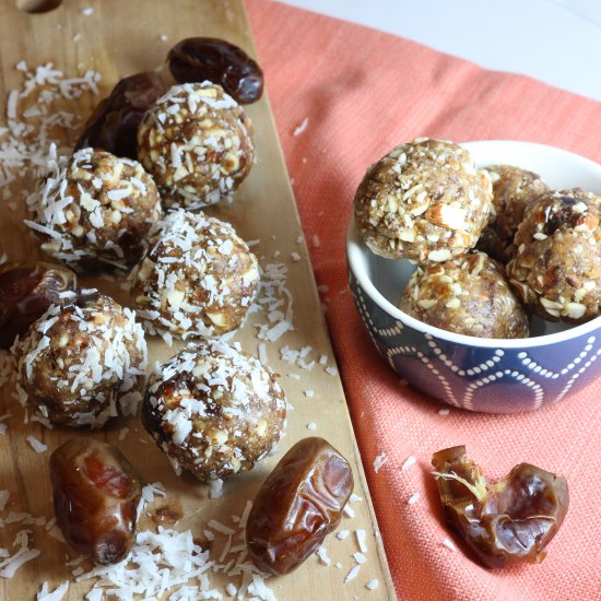 Almond Energy Date Balls