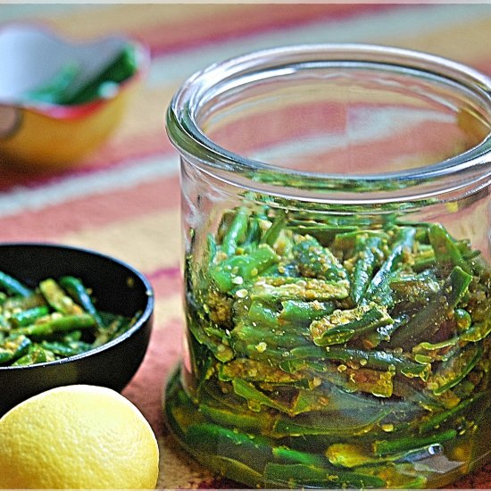 Instant Green Chilli Pickle