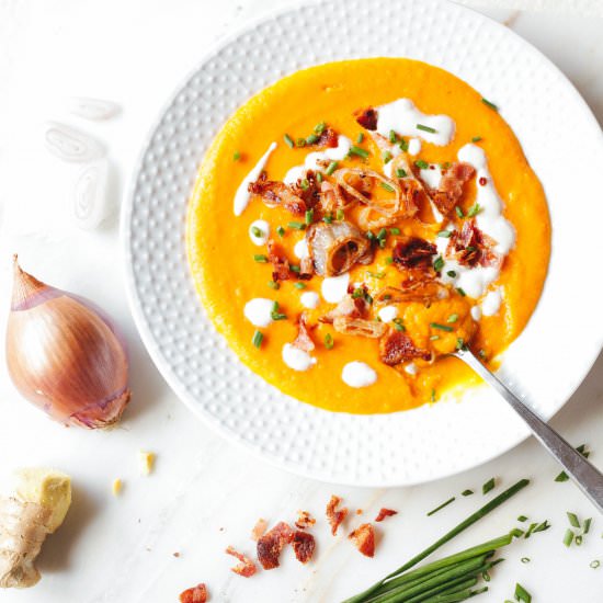 Carrot Ginger Parsnip Soup