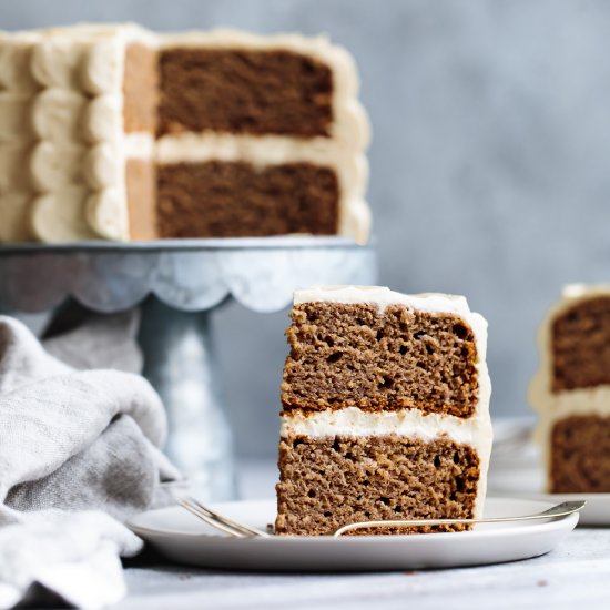 Spiced Banana Date Cake