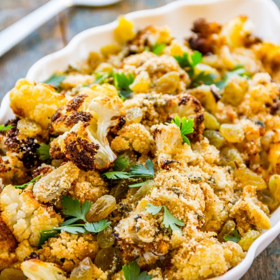 Crispy Cauliflowers with Capers