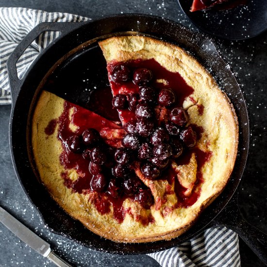 Vanilla Lemon Dutch Baby