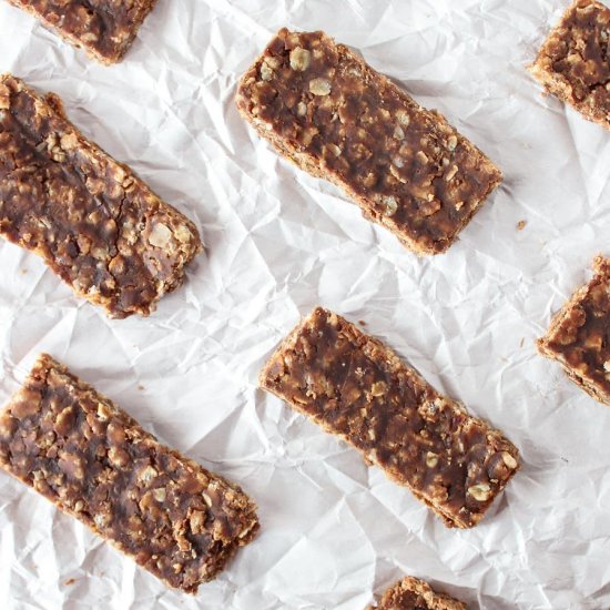 Crispy No Bake Peanut Butter Bars