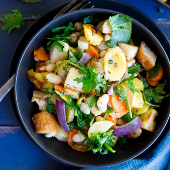 Winter Panzanella Salad