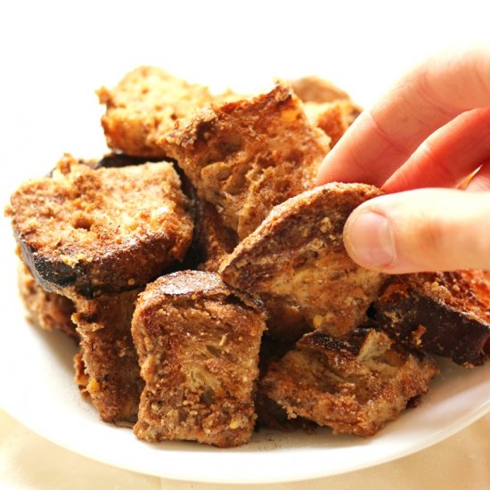 Cinnamon French Toast Bites GF/V