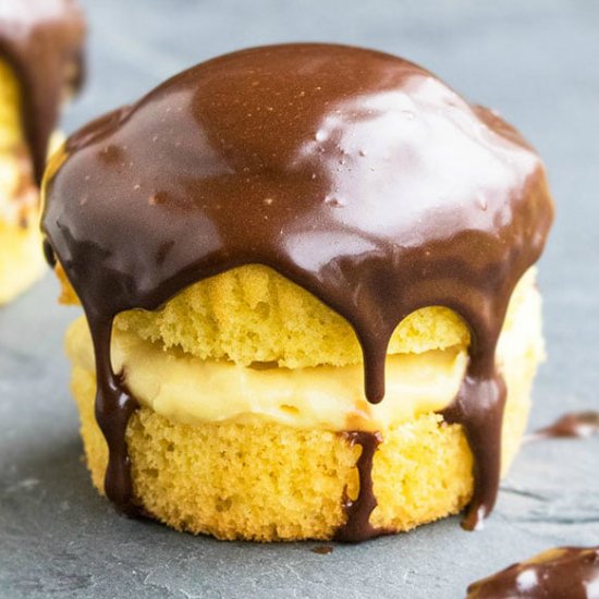 Boston Cream Pie Cupcakes