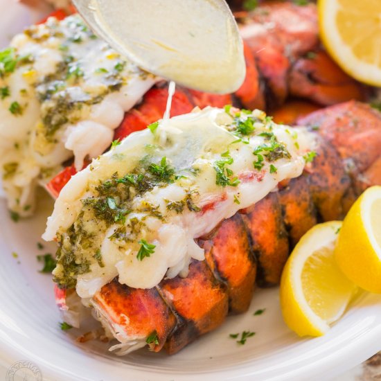 Lobster Tails with Lemon Butter