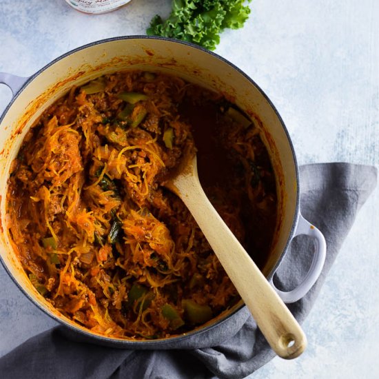 One Pot Spaghetti Squash Pasta