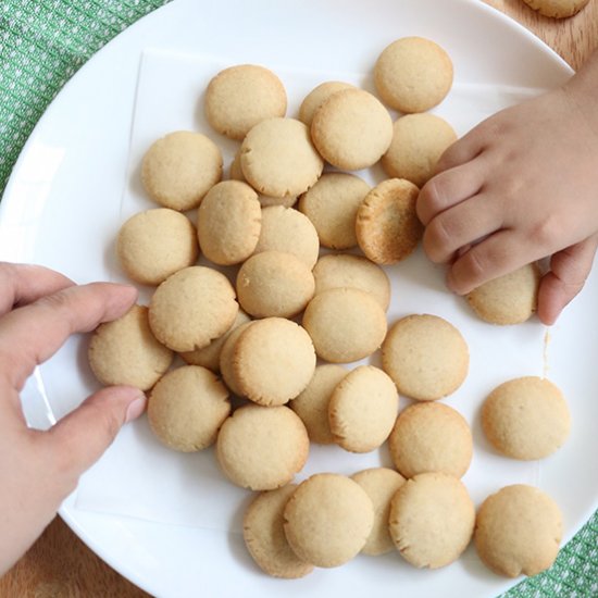 Eggless Cutie Patootie Cookies