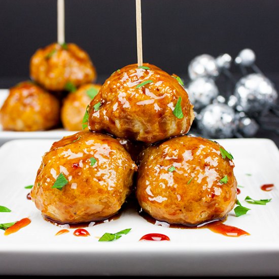 Firecracker Chicken Meatballs