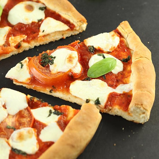 Whole Wheat Margherita Pizza