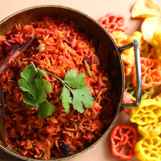 Beetroot Pilaf