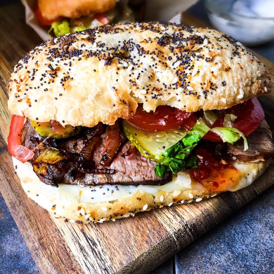 Farmer’s Market Steak Sandwiches