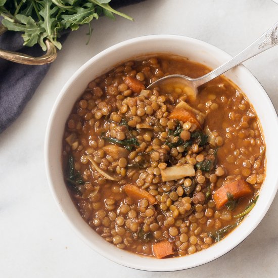 Tomato Artichoke Lentil Stew