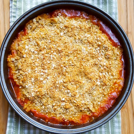 Spicy Tomato Crumble