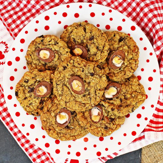 Easy Creme Egg Cookies