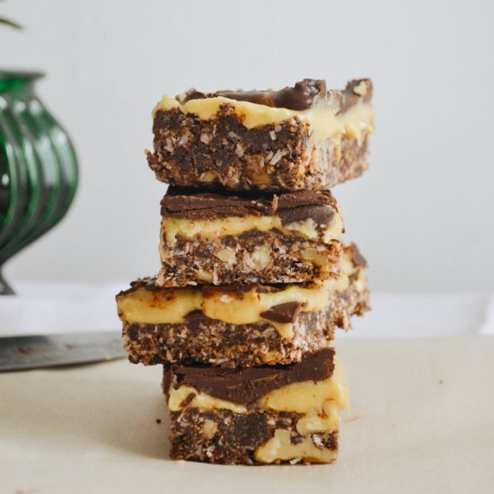 Salted Tahini Nanaimo Bars