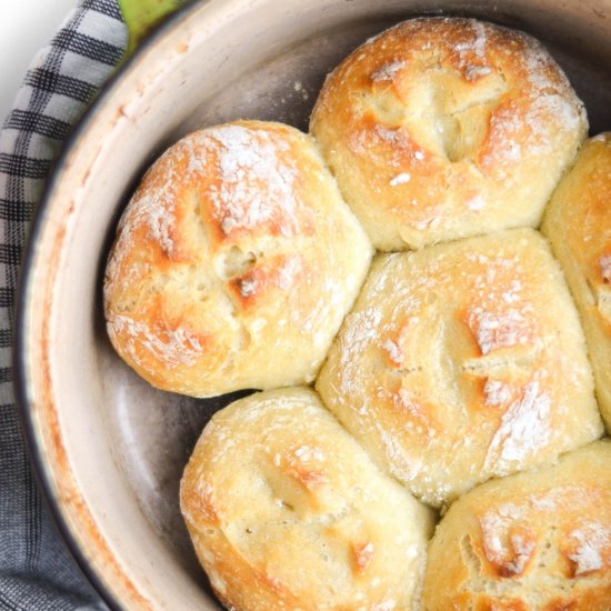 No-Knead Artisan Rolls