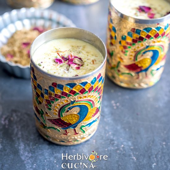 Thandai | Spiced Milk Drink