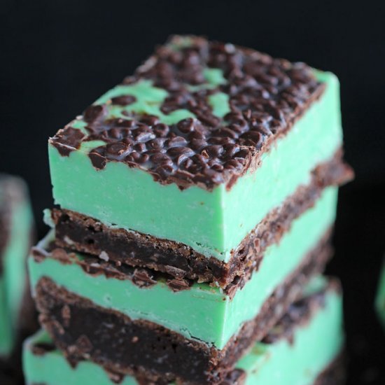 Mint Chocolate Chip Fudge