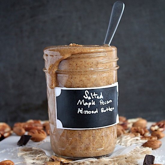 Salted Maple Pecan Almond Butter