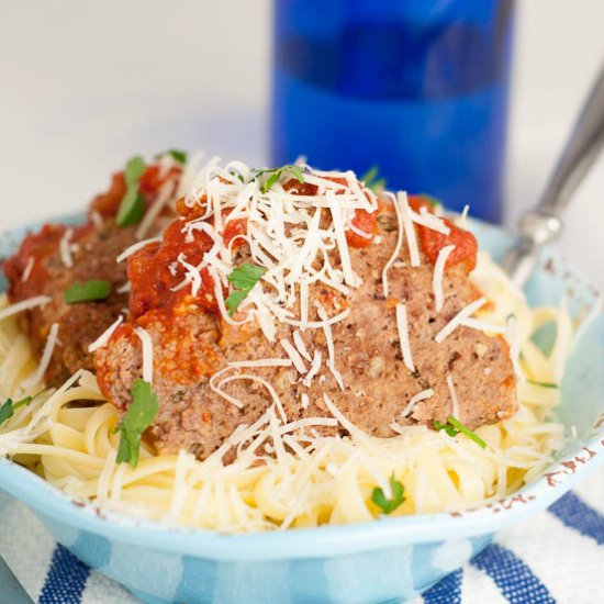 Slow Cooker Giant Meatball Meatloaf