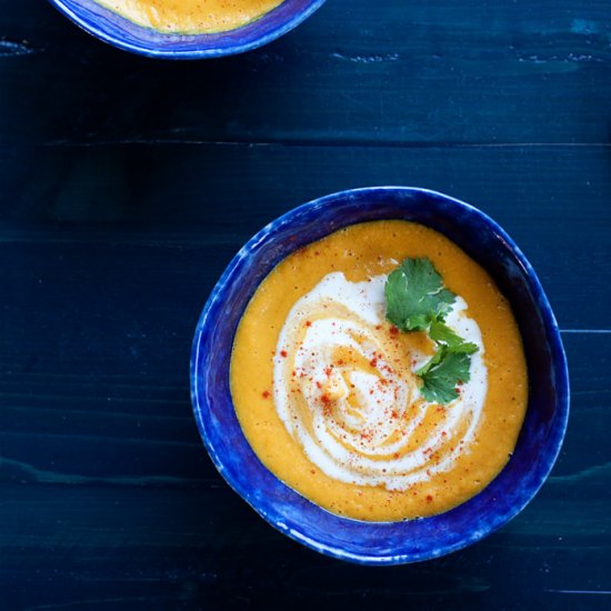 Instant Pot Carrot Lentil Soup