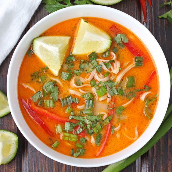 Thai Vegetable Noodle Soup