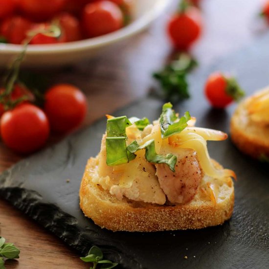 Garlic Mayo Chicken Baguettes