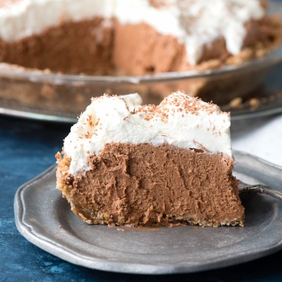 Irish Chocolate Pie & Oatmeal Crust