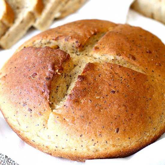 Seeded Oatmeal Wheat Bread