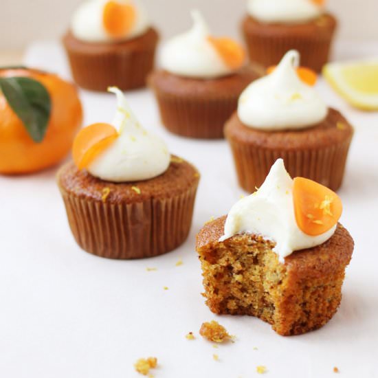 Orange and Carrot Cupcakes