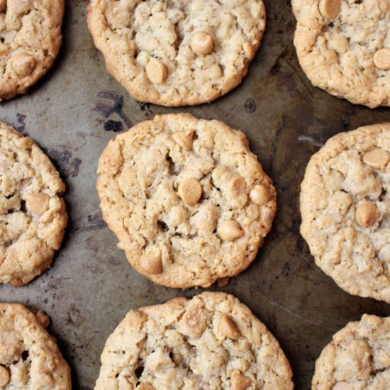 Peanut Butter Oatmeal Cookies