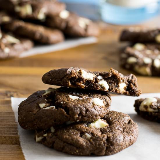 Chocolate Almond Butter Cookies