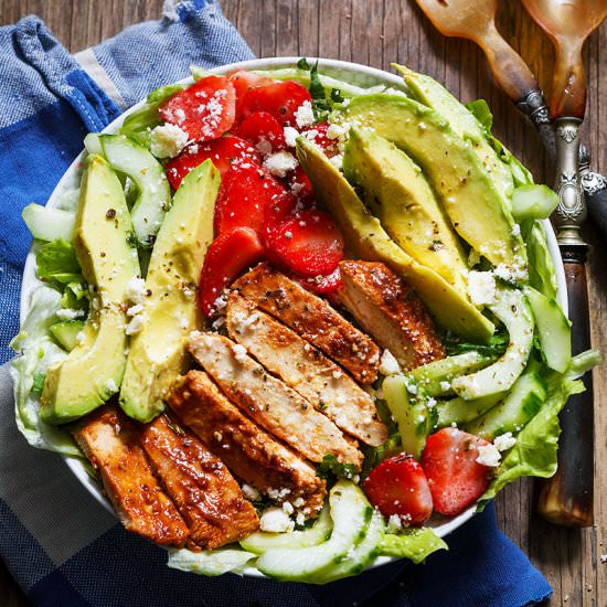 Honey Lime Grilled Chicken Salad