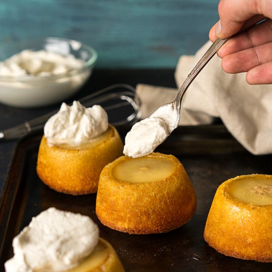 Buttery Pear Mini-Cakes